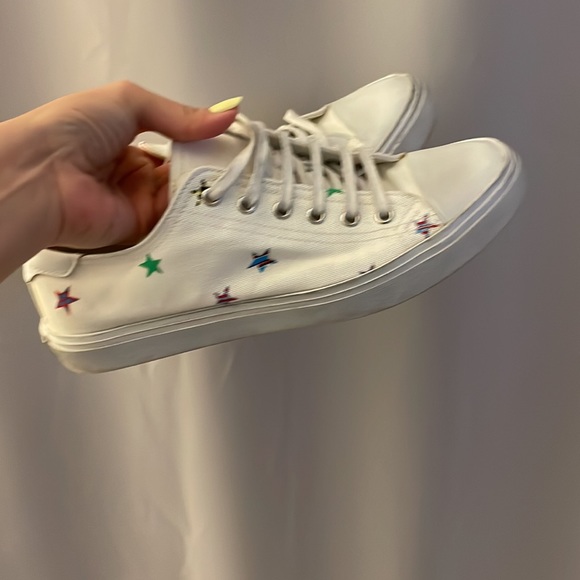 Saint Laurent Bedford Sneakers with Star Print - Picture 3 of 5